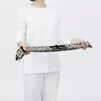 Pleated Compact Bag | Paw Marks | M